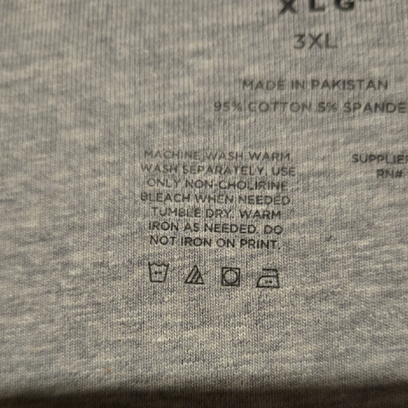Shaquille O'Neal Heather Gray Polo GolfShirt Classic Design Size 3XL - Picture 6 of 8